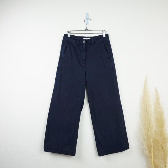 Everlane Pants - Everlane navy wide leg pants
